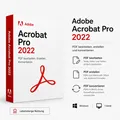 Adobe Acrobat Pro 2022 | PDF-Editor | Lebenslange Nutzung | 1 Gerät | Windows