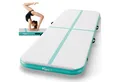 KM - Fit Gymnastikmatte Airtrack Matte Turnmatte Fitness-Matte (1-St., 300 x 100 x 10 cm), mit integrierter Pumpe 600W