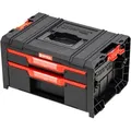 System Pro Drawer 2 Toolbox 2.0 Expert Stapelbar 450 X 310 X 244 Mm 4,5 L 9,5 L Ip54 Mit Zwei Schubläden 10 Inlays Und 6 Trennwänden - Qbrick