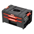Qbrick Werkzeugschrank Expert Schubladenschrank - 45 x 32 x 24,5 cm PRO Drawer 2 Modularer Werkzeugkasten mit 2 Schublade