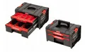 Profi Organizer QBRICK 7493 Kleinteilemagazin Werkzeugkoffer Box 2 Schubladen