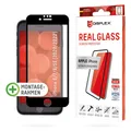 Displex Real Glass, Full Cover Panzerglas (1 Stk., Apple iPhone 6, Apple iPhone 7, Apple iPhone 8, Apple iPhone SE (2nd Gen), Apple iPhone SE (3rd Gen)) (01253)