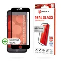 DISPLEX Panzerglas (10H) für Apple iPhone 6/7/8/SE (2020/2022), Eco-Montagerahmen, Full Cover 01253