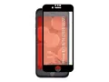 DISPLEX Real Glass - Bildschirmschutz für Handy - 3D - Glas - Rahmenfarbe schwarz - für Apple iPhone 6, 7, 8, SE (2. Generation)