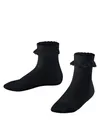 FALKE Unisex Baby Socken Romantic Lace B So Baumwolle einfarbig 1 Paar, Blau Dark Navy 6370, 62-68