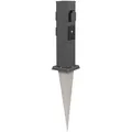 ledscom.de Garten-Steckdosen-Säule Polly mit Erdspieß für außen, IP44, 3-Fach, Smart Home, anthrazit, eckig, 38cm