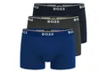 BOSS Trunk Cotton Stretch (3-St) mit umlaufend eingewebtem Markenschriftzug