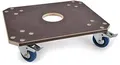 Riggatec Professionelle Rollboard Caster, 450 kg Kapazität, Grau, Metall, Rollwagen