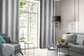 Design91 Vorhang Samtvorhänge 140x250 cm (1 St), Ösen, blickdicht, Samt, Wohnzimmer