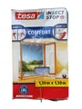 Fliegengitter für Fenster tesa Insect Stop Comfort anthrazit ohne Bohren 130x150