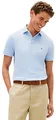 Meliertes Poloshirt hellblau tommy hilfiger