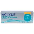 Acuvue Oasys 1-Day for Astigmatism (30er Packung) Tageslinsen (-3.25 dpt, Zyl. -0.75, Achse 180 & BC 8.5) mit UV-Schutz für Allergiker