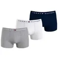Tommy Hilfiger 3P Original Trunks Weiß/Grau Baumwolle Medium Herren
