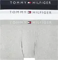Tommy Hilfiger Herren Boxershorts Trunks Unterwäsche, Mehrfarbig (Grey Htr/White/Desert Sky), M