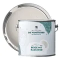 MissPompadour Extramatte Wandfarbe Beige mit Kaschmir 2,5L Hochdeckend Spritzfrei