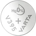 VARTA Silberoxid-Knopfzelle V395/SR57, 1,55 V, 38 mAh