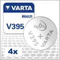 4x Varta V395 Uhrenbatterien 1,55 V SR927SW SR57 AG7 LR926 LR927 38mAh 395