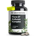 natural elements Flora 21® Kulturen Komplex – 21 Bakterienstämme + Bio Inulin