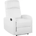 Beliani Sessel, Weiß, Metall, 1-Sitzer, 65x102x91 cm, Wohnzimmer, Sessel, Relaxsessel