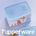 Tupperware Quadro 4,6 L Hellblau Weiß -Tier- Dose Vorratsglas Ultimo - Hellblau/Weiß