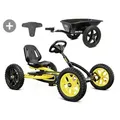BERG Buddy Cross 2.0 Pedal-Gokart mit Anhänger und Soundbox ab 3 Jahren ? luftbereift