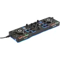 Hercules DJControl Starlight - Tragbarer 2-Deck DJ-USB-Controller mit 8 Pads, Serato DJ Lite Softwar