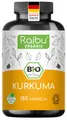 BIO Kurkuma Kapseln Hochdosiert 3000mg pro Tagesdosis, 180 St - RAIBU