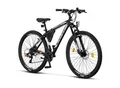 Licorne Bike Effect Premium Mountainbike in 26, 27,5 und 29 Zoll - Fahrrad für Jungen, Mädchen, Herren und Damen - Shimano 21 Gang-Schaltung - Herrenrad Farbe:Schwarz/Weiß (2xDisc-Bremse);Zoll:29.00
