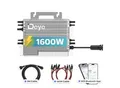 DEYE Mikro-Wechselrichter 1600 W SUN-M160G4-EU-Q0 inkl. 5m Anschlusskabel und 4x1m Solarkabel für Mini-PV Solaranlage Balkonkraftwerk, IP67 wetterfest, 4 MPPT, WIFI, Micro Inverter