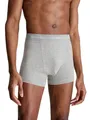 Calvin Klein Unterwäsche Boxershorts Trunk Cotton Stretch (Baumwolle) grau Herren - 3 Stück, Größe: L