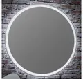 FACKELMANN Badspiegel Spiegelelement rund 80 cm - mit LED Beleuchtung
