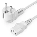 2m Stromkabel Kaltgerätekabel Netzkabel Kaltgeräte Strom Kabel C13 PC Computer