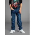 Bruno Banani Loose-fit-Jeans Stretchjeans in gerader Form für Jungen Für TEENS. Lässige Jeans blau 158