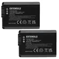 EXTENSILO 2x Akku kompatibel mit Sony Alpha A6000, A6300, A7R II, A6400, A7r ILCE-7K Kamera (1050mAh, 7,4V, Li-Ion)