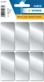 Herma DECOR Silberetiketten 26 x 54 mm, permanent haftend