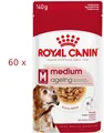 Royal Canin Medium Ageing (€ 13,33/kg) in Soße für Senior-Hunde 60 Beutel x 140g