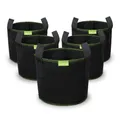 Pflanzen Tasche Grow Tasche Pflanzbeutel mit Griffe, 5X 40L AtmungsaktivBeute...