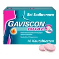 GAVISCON Dual 250mg/106,5mg/187,5mg Kautabletten 16 St.