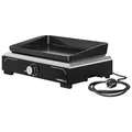 Campingaz Plancha Electric 1 XD | Elektrogrill Indoor & Outdoor | Plancha-Teppanyaki-Grillplatte | Tragbarer Balkongrill | Antihaftbeschichtung | Gußeisen | Leistung 2500 W | 52 x 39 x 19cm