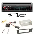 Pioneer MVH-S520DAB USB FLAC Digitalradio Einbauset für BMW E87 E81 E82 X1 E84