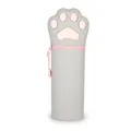 Legami Kawaii 2-in-1 Federmäppchen Silikon Kitty Paw Stifthalter 21,5 cm