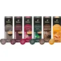 Tchibo Cafissimo Probierset Premium Edition verschiedene Sorten Caffè Crema und Espresso, 60 Stück (6x10 Kaffeekapseln), nachhaltig & fair gehandelt