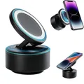 OFFCURVE Magnetische Handyhalterung Auto mit Vakuum Saugnapf, MagSafe KFZ Handyhalter 360° Drehbar & Klappbar für MagSafe iPhone 17/16/15/14/13/12 & Android, Armaturenbrett/Windschutzscheibe