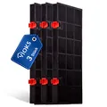 VIOKS Kohlefilter für Dunstabzugshauben Set 3 Stk 435x217 mm Ersatz für AEG Typ 150 Kohlefilter 5026385100/3 - Abzugshaube Filter mit 2 Halteclips