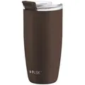 FLSK Edelstahl Thermobecher - Kaffeebecher to go - chocolate - 500 ml