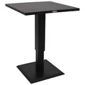 Bartisch Lifttisch Stehtisch Alutisch LAVAL 75x75cm höhenverstellbar, Aluminium