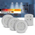 3er Set LED Touch-Unterbauleuchte Schrankbeleuchtung Batterielampe Fernbedienung