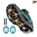 Steigeisen Grödel 19 Zähne Edelstahl Anti-Rutsch Schuhspikes Wand