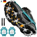 Steigeisen Bergschuhe 19 Zähne Edelstahl Anti-Rutsch