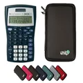 TI-30XIIS Taschenrechner inklusive Schutztasche von WYNGS in Schwarz - Basic Set